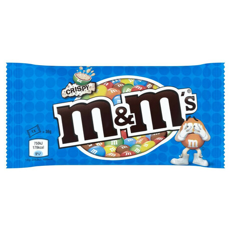 M&M's. Драже с рисовыми шариками в молочном шоколаде 77г(5000159500906)