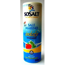 Sosalt. Соль Sosalt морская йодированная экстра 250г (8014196320035)