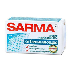 Sarma. Хозяйственное мыло отбеливающее 140 г (4600697111490)