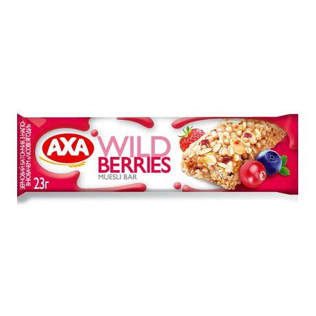 AXA. Батончик зерновий лісові ягоди, 23 г(4820008125767)