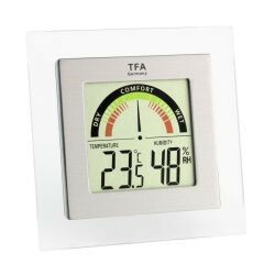 TFA . Термогигрометр цифровой , 87х88х18 мм (305023)