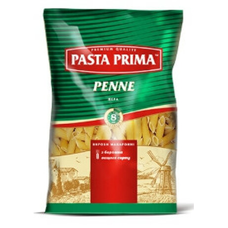 Pasta Prima. Вироби макаронні Pasta Prima Пір'я 800 г(4820156761466)