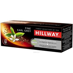 Hillway. Чай черный Hillway Fine Earl Grey с ярлычком 25*2г/уп(8886300990072)