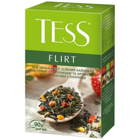 Tess. Чай зелений Tess Flirt 90г(4820022867100)