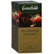 Greenfield. Чай черный Greenfield Strawberry Gourmet 25*1,5г/уп (4820022865687)