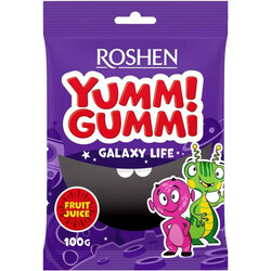 Roshen. Конфеты Yummi Gummi Galaxy Life желейные 100 гр (4823077621611)