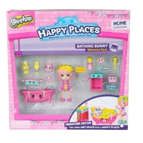 Happy Places. Ігровий набір з лялькою HAPPY PLACES S1 - ВАННА КІМНАТА БАБЛИ ГАМ(56327)