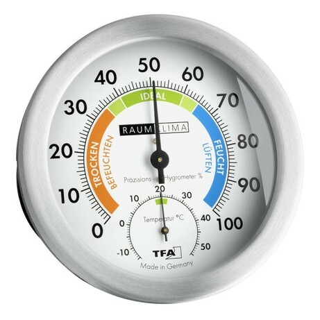 TFA . Термогігрометр, кольорова шкала, 120 мм(452028)