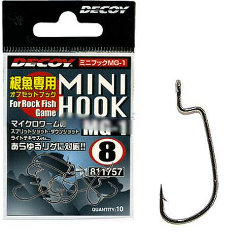 Decoy. Гачок Mini Hook MG - 1 №8(10 шт/уп) (1562.00.17)