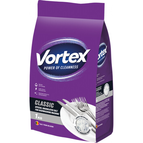 Vortex. Сіль для посудомийних машин 1кг.( 482307163094)