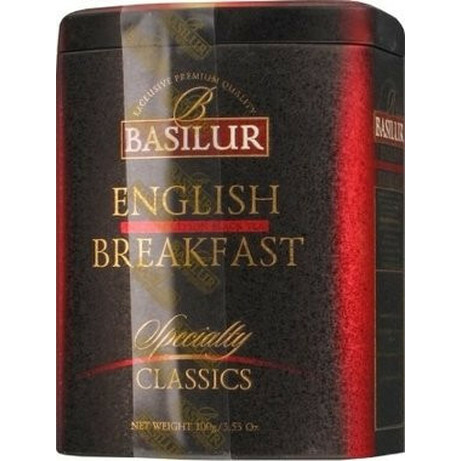 Basilur. Чай чорний Basilur Англійський сніданок цейлонський 100г(4792252100886)