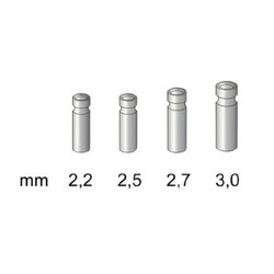 Stonfo. Втулка для резинки 4 Metal Tip Guides 2.7мм (31.32.03)