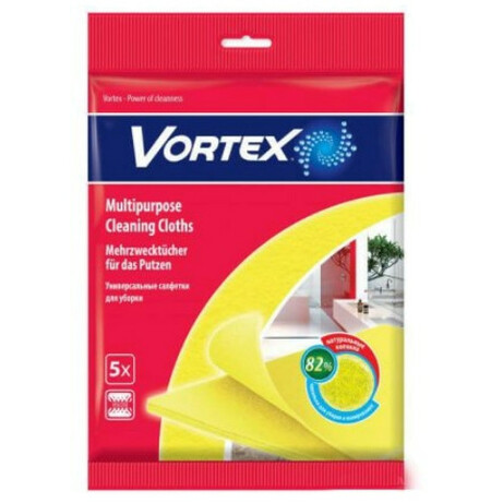 Vortex. Серветка для прибирання віскозні 5 шт(4820048488112)