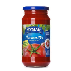 Чумак. Паста томатна стекло 450г(4820156766324)