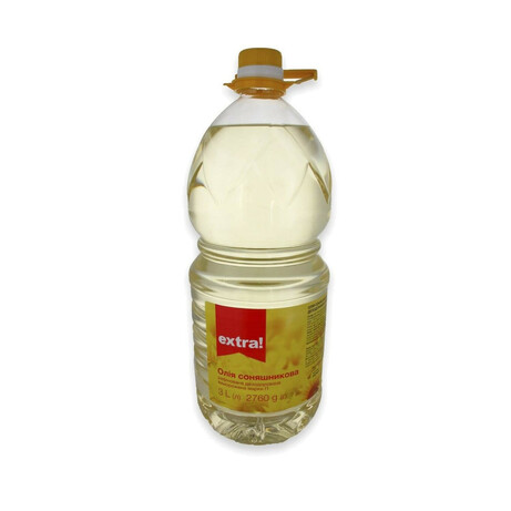 Extra! Масло подсолнечное рафин дезод вымор 3 л(710253)