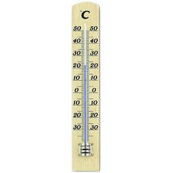 TFA. Термометр комнатный , бук, 180х30мм (12100305)