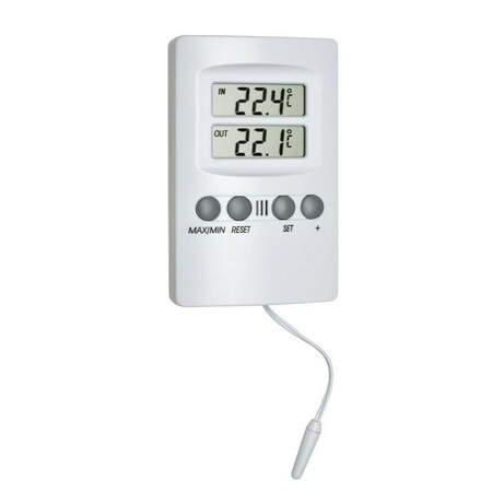 TFA . Термометр цифровий, зовнішній дротяний датчик, 110x70x20мм(301024)