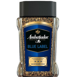 Ambassador. Кофе растворимый "Blue Label" 95 г  (97612654000662)