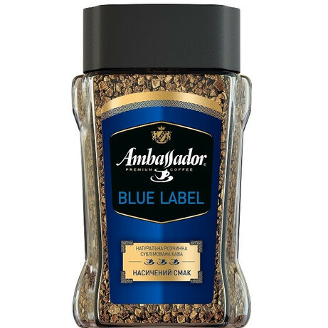 Ambassador. Кава розчинний "Blue Label" 95 г   (97612654000662)