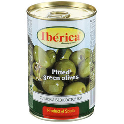 Iberica. Оливки зелёные без косточки 300г (8436024292350)