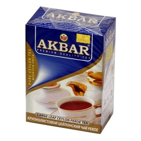 AKBAR. Чай чорний Akbar Pekoe №1 100г(5014176012823)