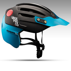 Urge. Шлем Endur-O-Matic 2 чёрно-голубой S/M, 54-57 см (3700787524474)