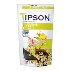 Tipson. Чай зелений Tipson Jasminе Green з жасмином 175г(4792252937369)