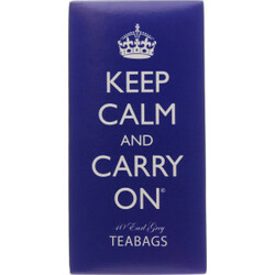 Keep Calm and Carry On. Чай черный  Keep Calm and Carry On Earl Grey Teа с бергамотом 40*2г/уп (0700