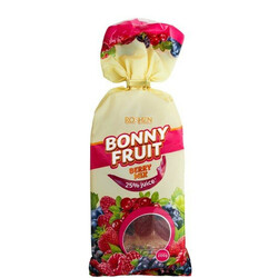 Roshen. Конфеты BonnyFruit ягодный микс желейные 200 гр (4823077624278)
