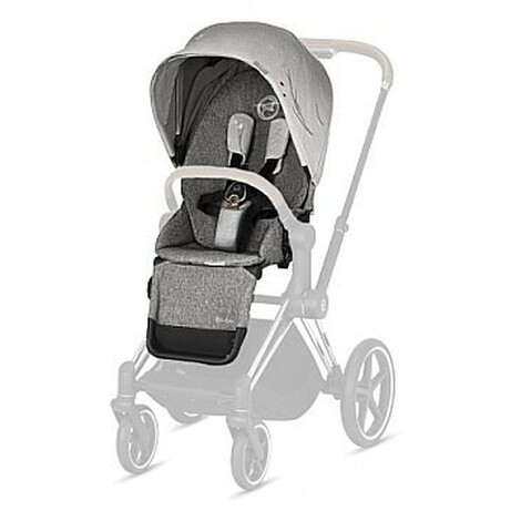 Cybex. Чехол Priam Lux Seat, Koi mid grey  (4058511576091)