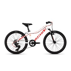 Ghost. Велосипед Lanao 2.0 AL W 20" , бело-красно-оранжевый, 2019 (4052968291859)