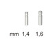 Stonfo. Втулка для гумки  3-1 Metal Tip Guides 1.4мм(31.30.10)