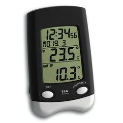 TFA . Термометр цифровий, зовнішній радіодатчик, 115х70х29 мм(30301601.IT)