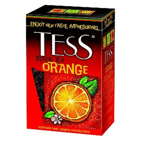 Tess. Чай черный Tess Orange пак 25*1,5г(4820022863058)