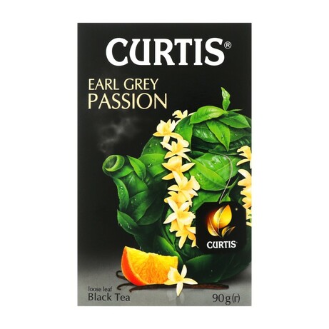 Curtis.  Чай чорний Earl Grey Passion, 90 г( 4823063705301)