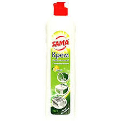 Sama. Крем для чистки Лимон универсальный  450г ( 4820020266677)