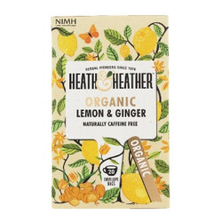 Heath&Heather. Чай травяной Heath&Heather лимон-имбирь 20*1,5г/уп (5060123609653)