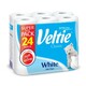 Veltie. Туалетний папір Veltie, 24 рулони 2-х слойная, білий, 144 відриви(7234)