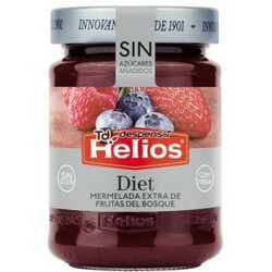 Helios. Джем из лесных ягод без сахара 280гр (8410095008447 )