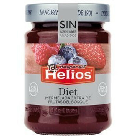 Helios. Джем из лесных ягод без сахара 280гр(8410095008447 )