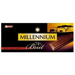 Millennium. Шоколад Favorite черный брют 100г(4820005198603)