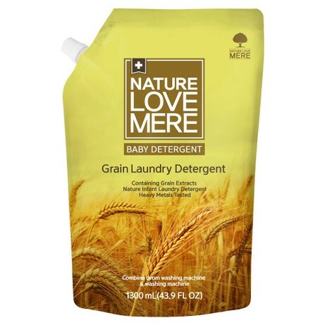 NatureLoveMere. Гель для прання дитячого одягу з ароматом білого мускусу "Grain Baby" 1.3 л (8809402