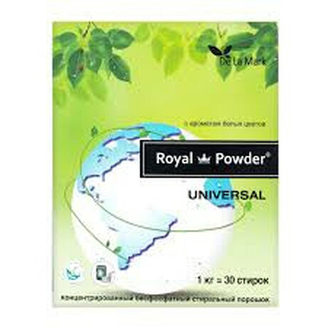 Royal Powder. Порошок пральний  аромат білих кольорів бесфосфатный  1кг( 4820152330215)