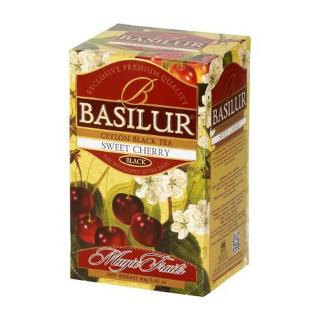 Basilur. Чай чорний Basilur Magic Fruits з черешнею 20*2г/уп(4792252920866)