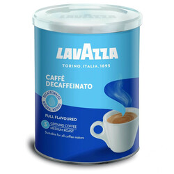 Lavazza. Кофе молотый без кофеина Dek Decaffeinato ж/б 250 г.(8000070011052)