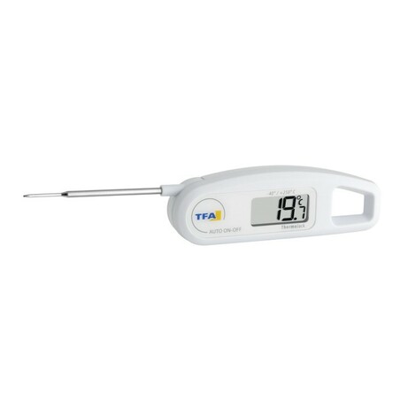 TFA . Термометр щуповой цифровой "Thermo Jack", белый, щуп 70 мм, 116 (192)х38х20 мм (30104702)