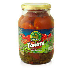 Дари Ланів. Томаты в томатном соке 1л (4820039710093)
