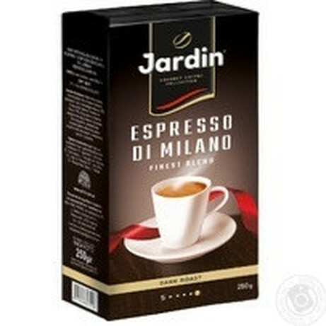 Jardin.  Кава Jardin Espresso di milano мелений 250г(4823096803494)