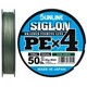 Sunline . Шнур Siglon PE х4 150m №3.0/0.296 mm 50lb/22.0 kg(1658.09.25)