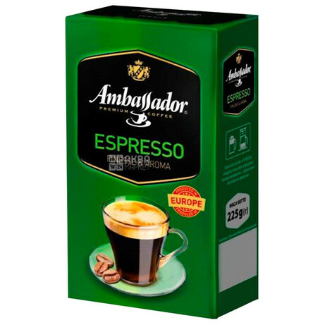 Ambassador. Кава мелений Espresso 400 г(8719325127386)